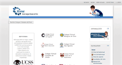 Desktop Screenshot of colegiovirtual.edu.pe